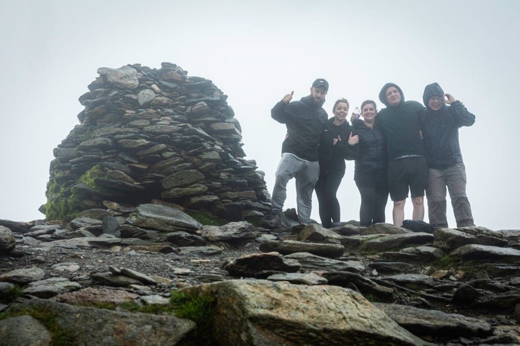 Climbing the Old Man of Coniston, Lake District, August 2023