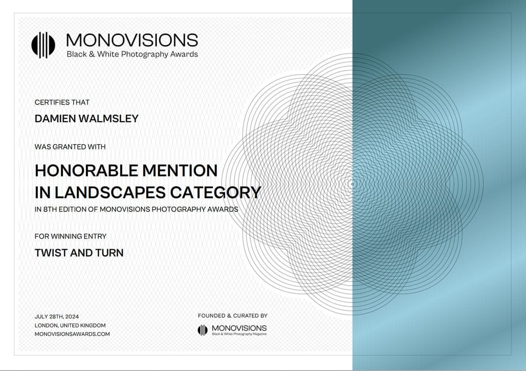 MonoVisions 2024, honorable mention, Black and White.