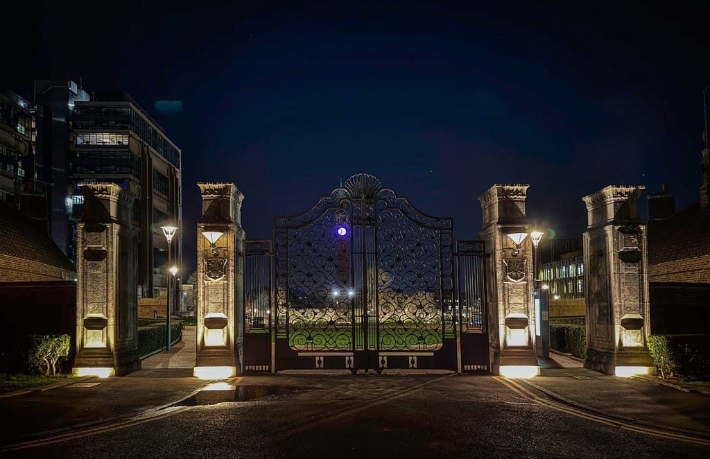 University of Birmingham at Night, Edgbaston, March 2024