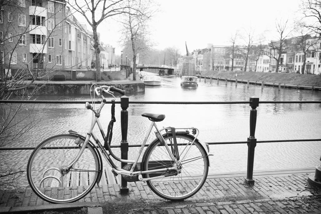 Streets of Canals of Utrecht, The Netherlands, April 2023.