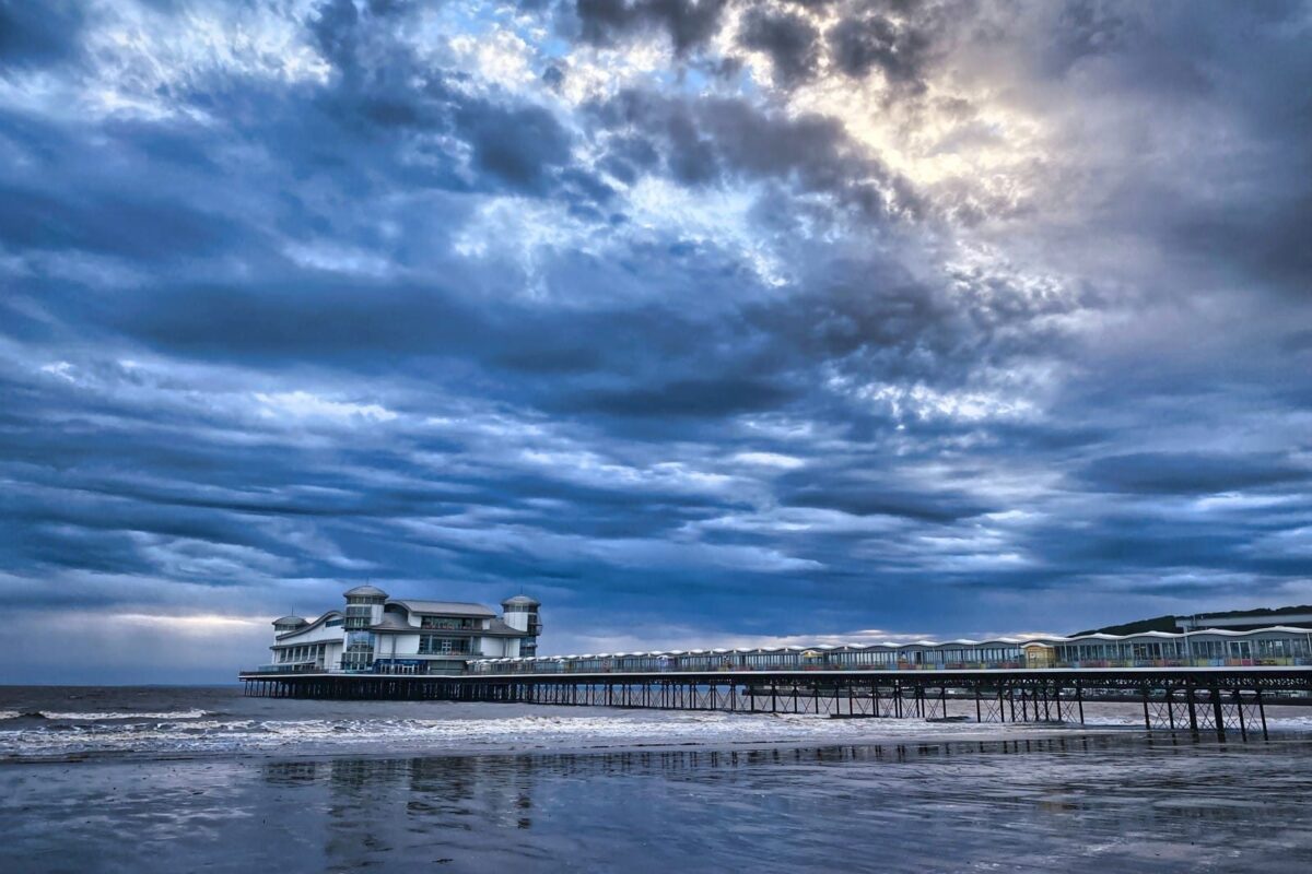 An evening in Weston super Mare