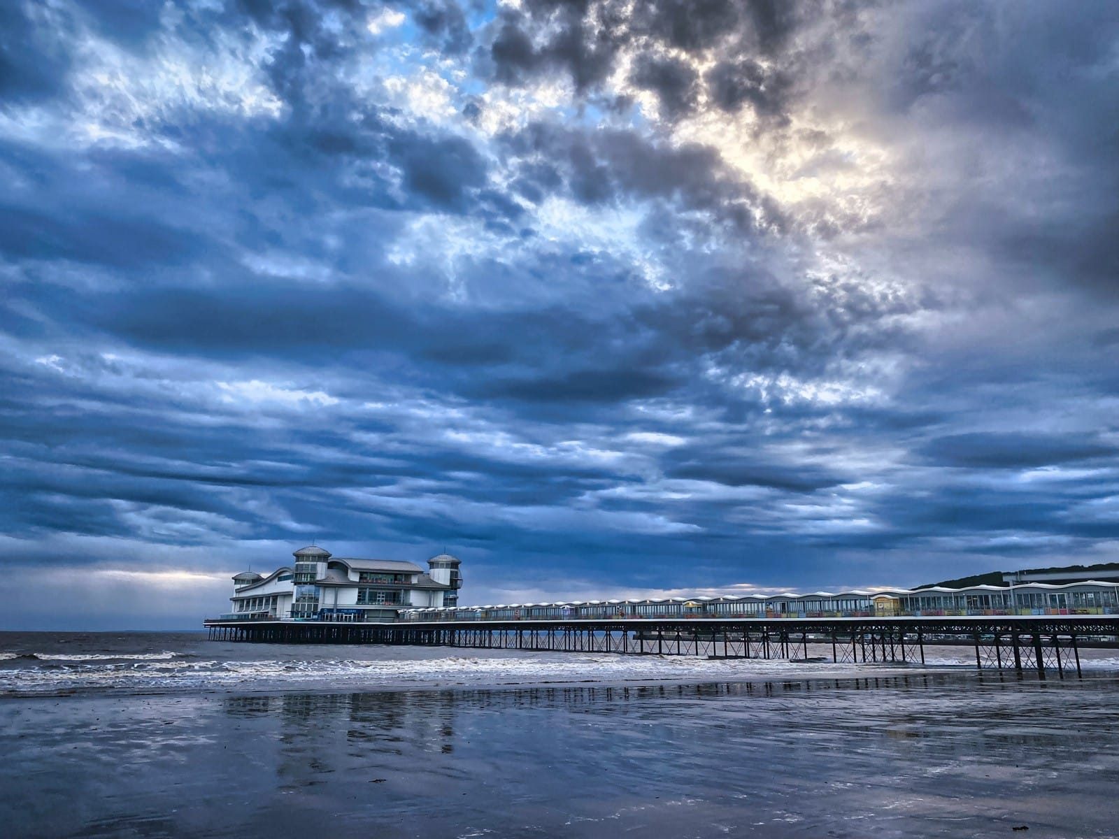 An evening in Weston super Mare