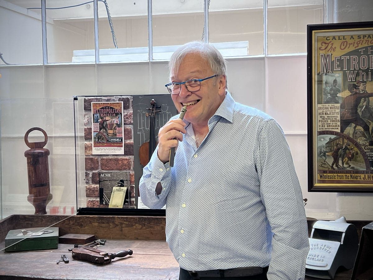 Whistling a Birmingham Success. ACME Whistles, Key to the City, Birmingham, 2022