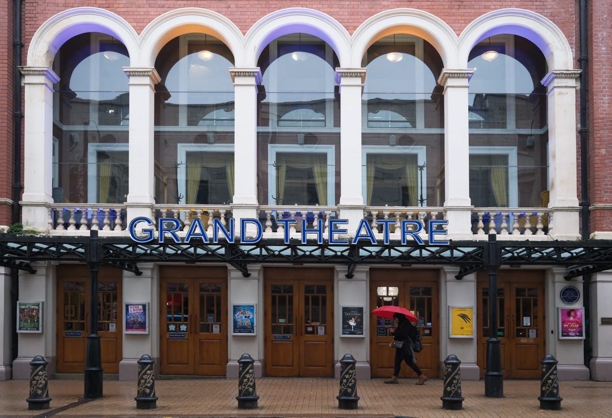 Photographing Wolverhampton, the Grand theatre, looking majestic.