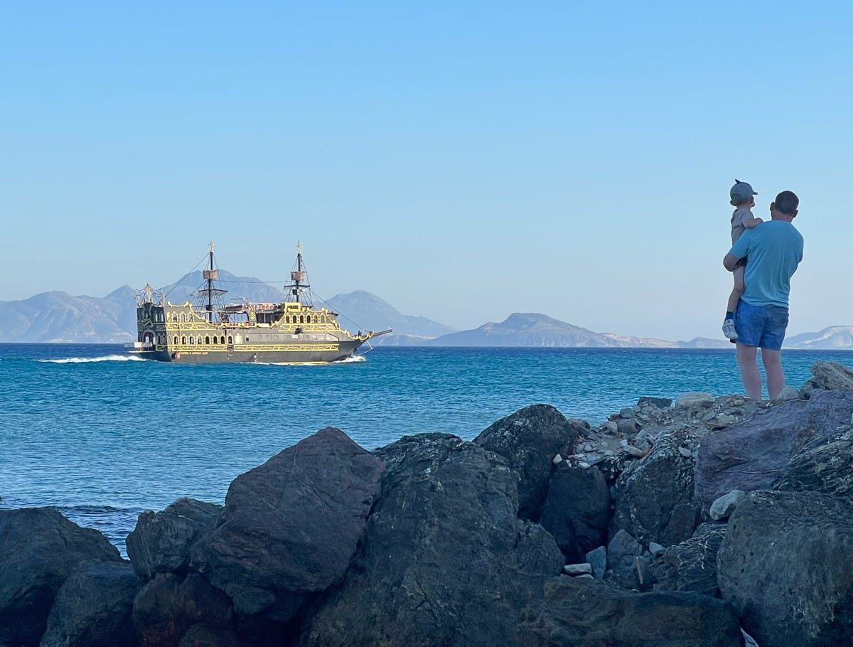 Kardamena, Kos, Greece.July 2022