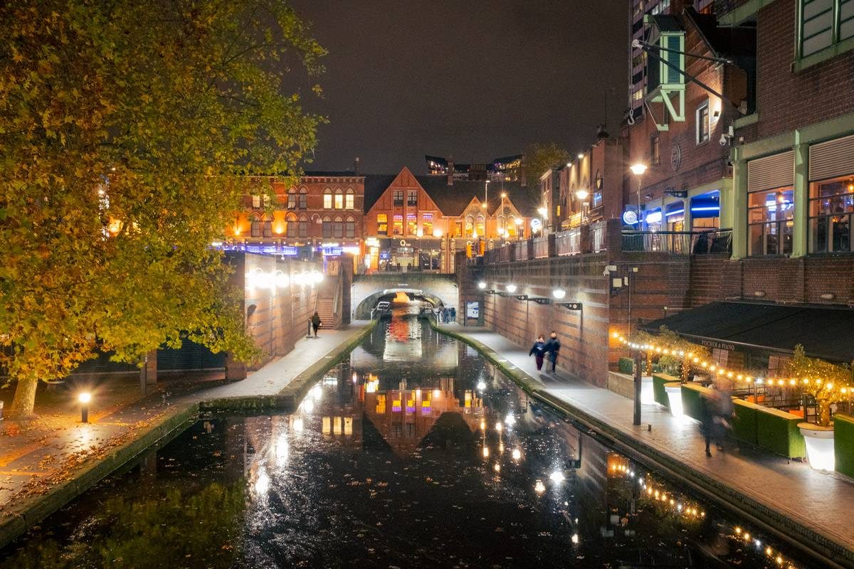 Brum through a lens at Night