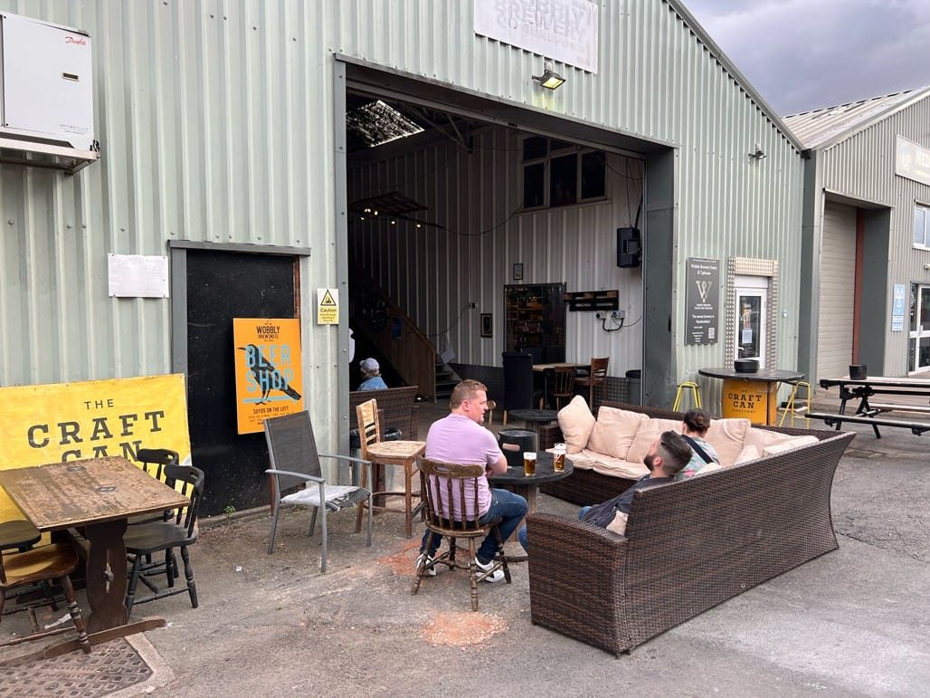 The Wobbly Brewery, Hereford, August, 2022