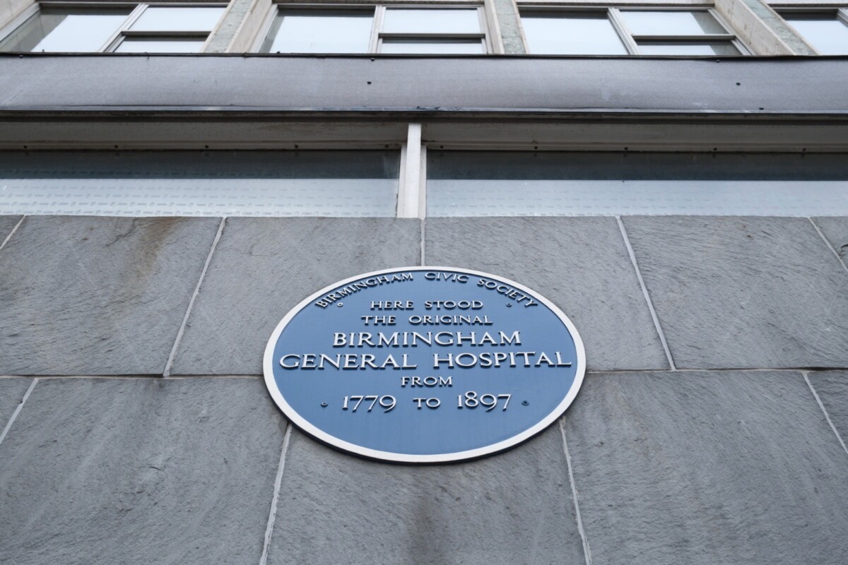 Birmingham Medical History Walk: Hospitals, Plaques and a famous Portrait